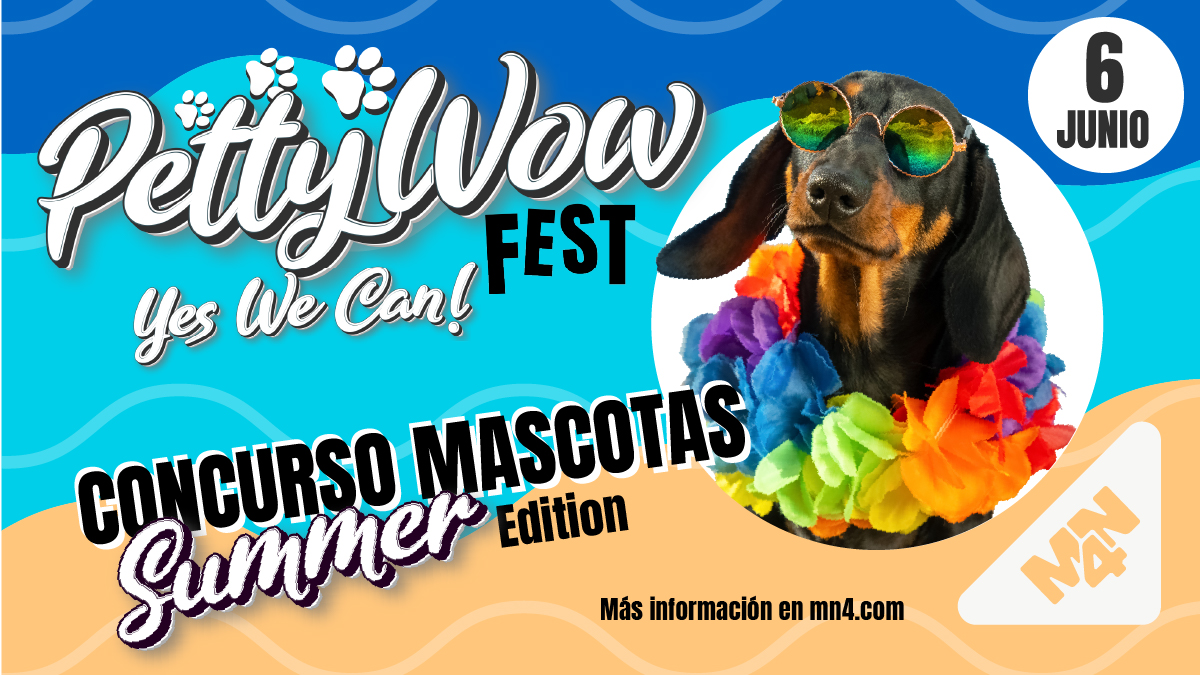 MN4CC's tweet photo. 🐾 ¡Vuelve PETTYWOW FEST a MN4! Este 6 de junio disfruta de actividades, exhibiciones y mucho más junto a tu mascota.
A las 19:00 h celebraremos el Concurso de Mascotas Summer Edition, con trofeos, packs de premios de Kiwoko y el sorteo de una cesta de Miscota valorada en 100 €. https://t.co/F9ZVXFrbfv