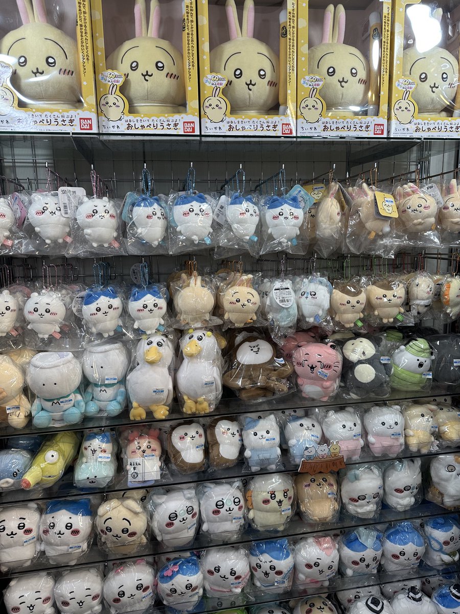 mimiwosumaseya's tweet photo. ちいかわ聖地、上野ヤマシロヤきた！
相変わらず圧巻のグッズ量で毎回いっても飽きないですね🤣
ちいかわファンディファン夏に向けて激安になってたから持ってない人ぜひ！ https://t.co/I1ppG46etZ