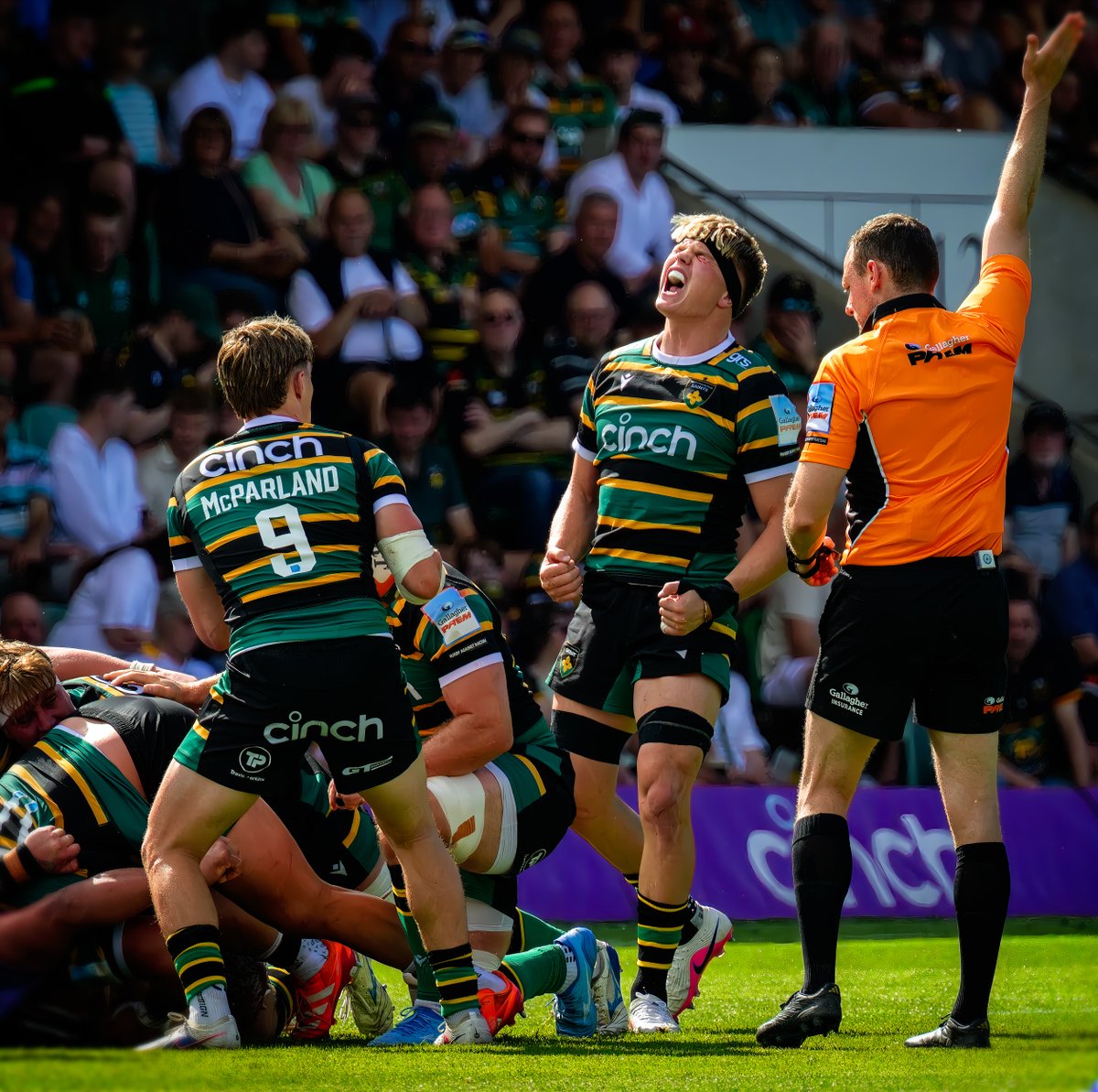 OfficialNSSC's tweet photo. Bouncing into Monday knowing @SaintsRugby will finish the regular season top of @premrugby 😇 https://t.co/SEjC0DgKQP