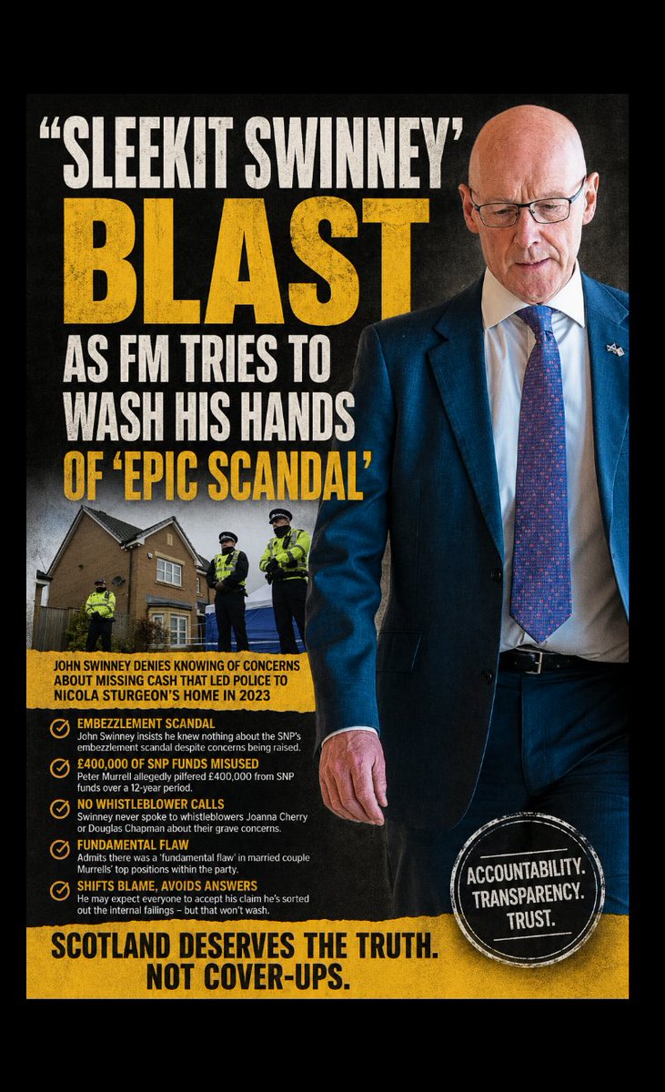 HelpSaveGlasgow's tweet photo. We get rid of one Sleekit SNP leader, 
And another one pops up...... SleekitSwinney! 
⬇️⬇️⬇️⬇️⬇️⬇️⬇️⬇️ https://t.co/vgYdmktyHR