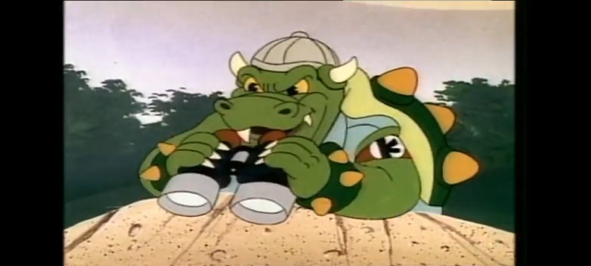 ImportantMec's tweet photo. Oh la vache !
Dans cet épisode de Mario, ils parodient Indiana Jones et Bowser représente les nazis avec un brassard rouge et il prend un accent allemand 
Ça va peut-être un peu loin la référence mdr https://t.co/USThjZum0L