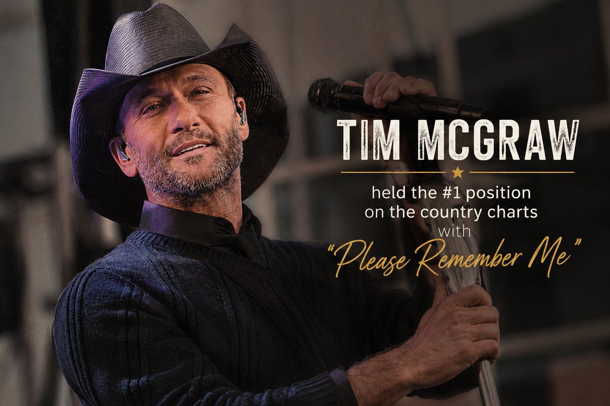 ACMC_Country's tweet photo. On this day in 1999, @TheTimMcGraw held the #1 position on the country charts with "Please Remember Me." https://t.co/5p8j6IzGRR