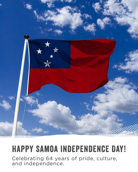 RepPlusUK's tweet photo. Wishing our client, Beautiful Samoa, a very HAPPY INDEPENDENCE DAY.  

Manuia lou tuto'atasi Samoa! 🇼🇸🌺  

#DiscoverBeautifu #BeautifulSamoa #Travel #PacificIsland #IndependenceDay #BuckestListDestination #RepPlusClient https://t.co/smvEtueQTA