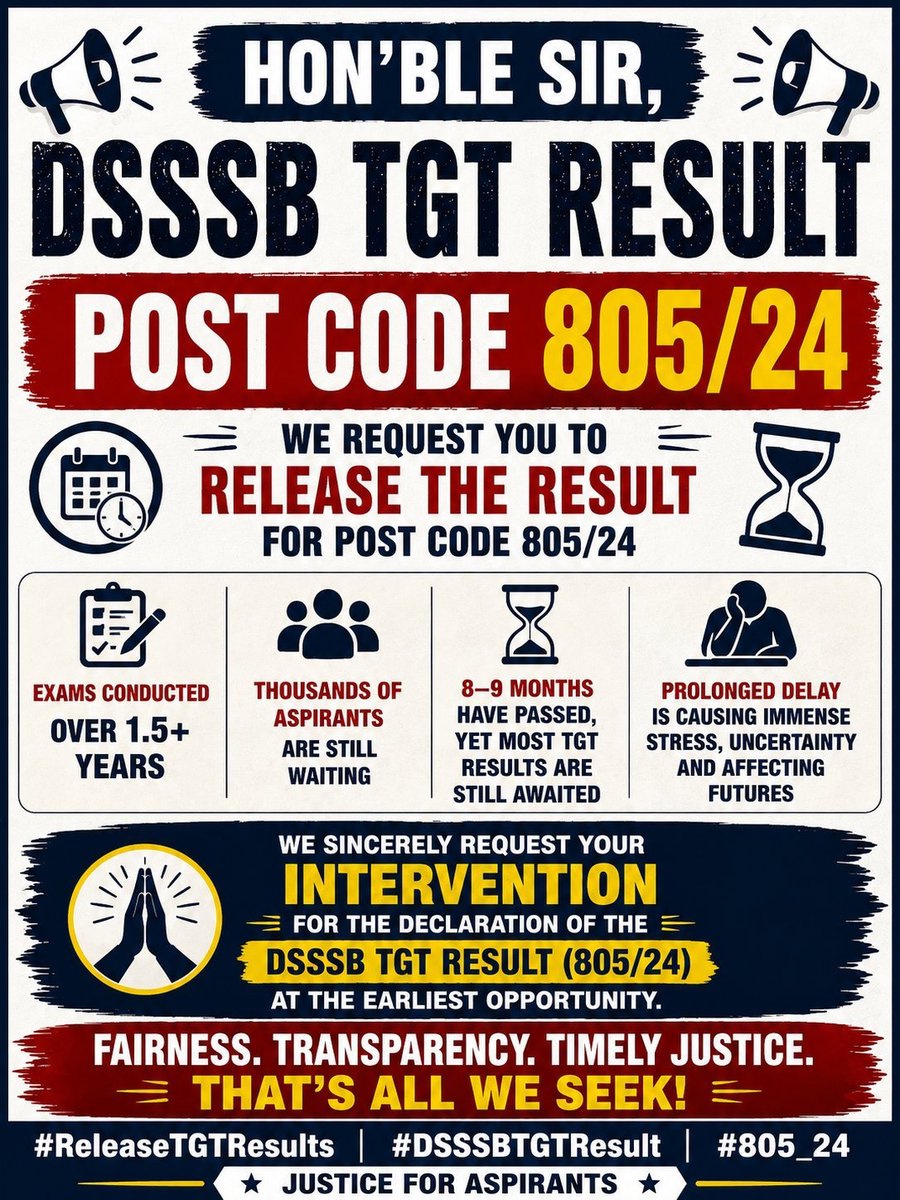 StarShi66463205's tweet photo. @dsssbofficial @LtGovDelhi @LokNiwasDelhi Please release TGT SST result as promised by you for 1st june.

@CMODelhi @LtGovDelhi @dsssbofficial @LokNiwasDelhi https://t.co/xws6qt4BcZ