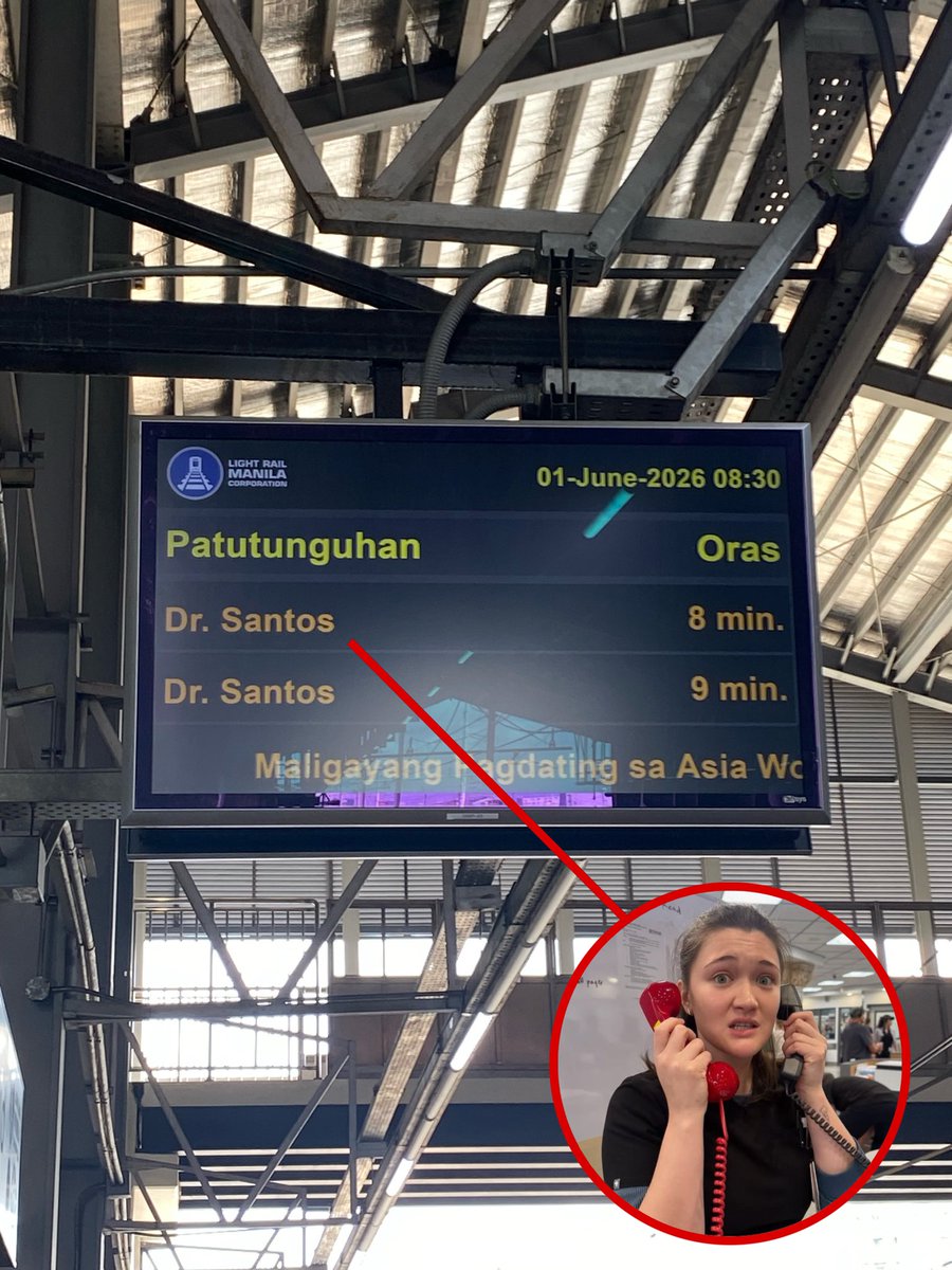 snackiewakeup's tweet photo. can’t believe the philipines named an lrt station after lesbian doctor trinity santos just for pride month 

#thepitt https://t.co/ll6kBRInwN
