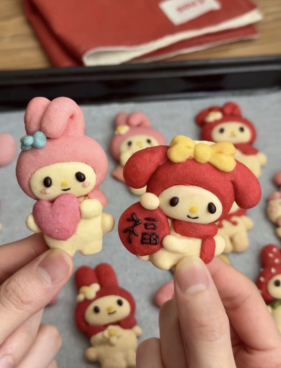 joha_alam's tweet photo. やばいまってwwwww
レベチでかわいいんですけど😻😻
このマイメロクッキー達。wwwwww https://t.co/nMwpJVONix