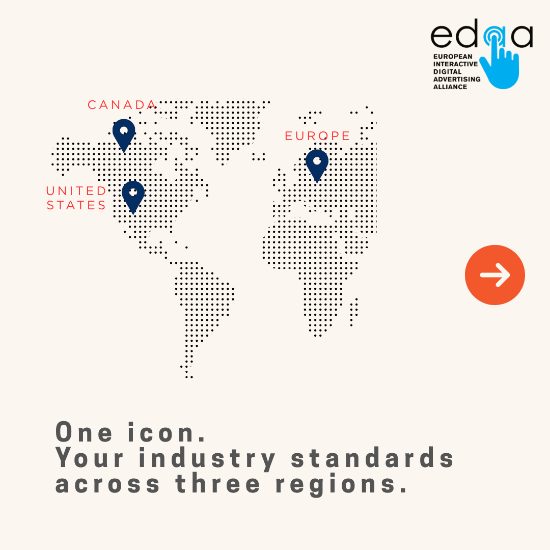 EDAAEurope's tweet photo. You've seen this icon a billion times through the ads you see. This little #AdChoices icon comes with its own story. 
AdChoices is an industry-led #advertising transparency standard that helps consumers manage #personalised advertising.
Join us in #Cannes: https://t.co/3WaI1f1DLi https://t.co/GpGAZxNopq