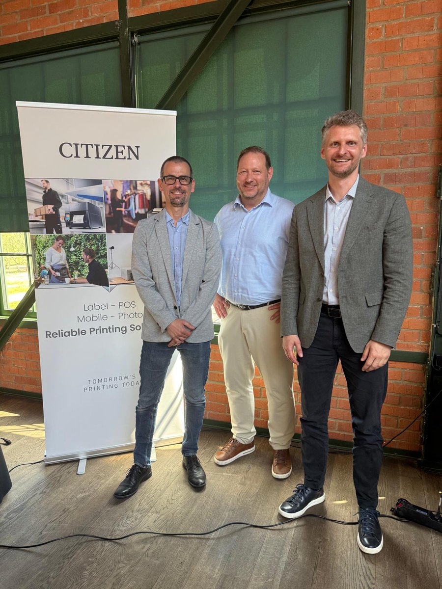 CitizenPrinters's tweet photo. Happy motivational Monday everyone! Today we'd like to thank our partners Etisoft for hosting us at their partner workshop in Zabrze! It was also a very special occasion - celebrating 30 whole years of cooperation. We hope there are many more fruitful years to come! https://t.co/NHYpcupfFR