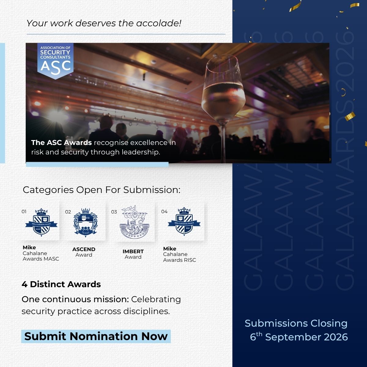 assocsecurity's tweet photo. For decades, the #ASC has championed excellence across the #security profession, shining a spotlight on the people and their contribution through projects and research shaping its future. 

#Submit your entry today: https://t.co/B2dxUY5yiP https://t.co/3c5kI2KnnL