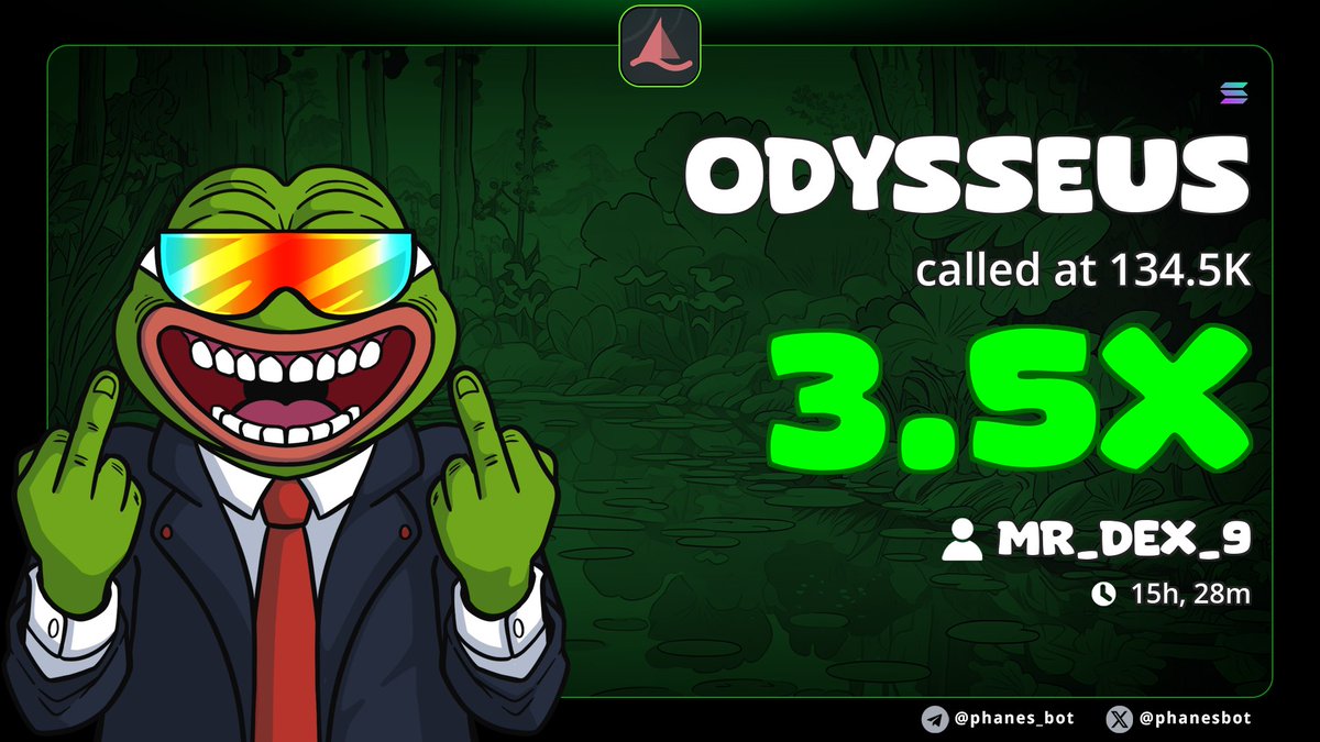 duttg15_'s tweet photo. $ODYSSEUS
3x

HMfERpVKozrefwou3dvZEegMdmyiKzeWBBDcsijDpump https://t.co/dzWvwWE5yS