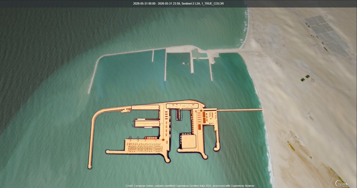 nortonsig's tweet photo. Port Dakhla Atlantique : 31/05/2026 https://t.co/fCH1zUd2cb