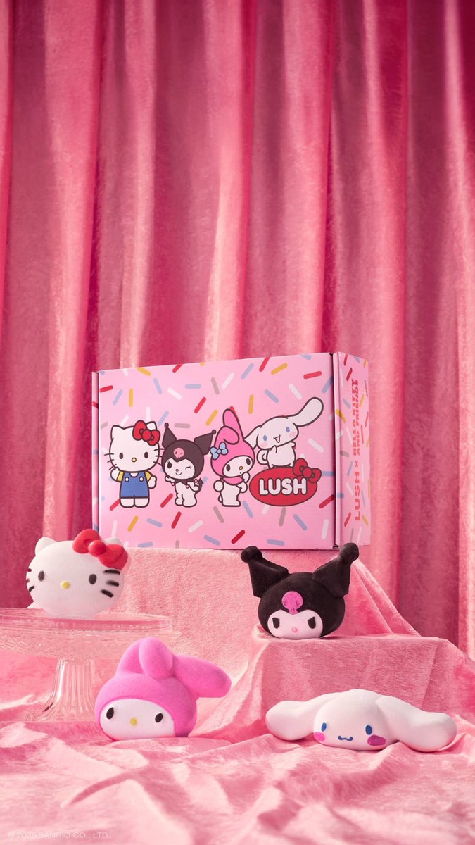 pureglow_market's tweet photo. 【期間限定企画】
LUSHのサンリオセットを
抽選で1名様にご用意しました。

フォロー＆いいね・リポスト
〆切：6月7日 https://t.co/H7gcEMEsSP