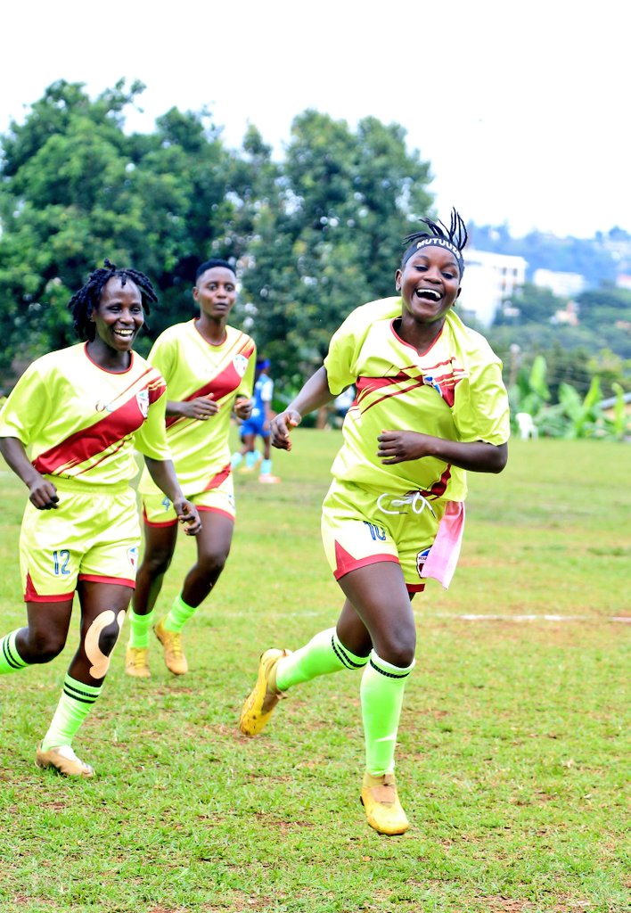 FUFAWomen's tweet photo. Celebration moments as She Maroons FC secured their place in the FUFA Women’s Cup 2026 Quarter-Finals.

#FUFAWomensCup | #7thEdition https://t.co/KuxkJDlJbG