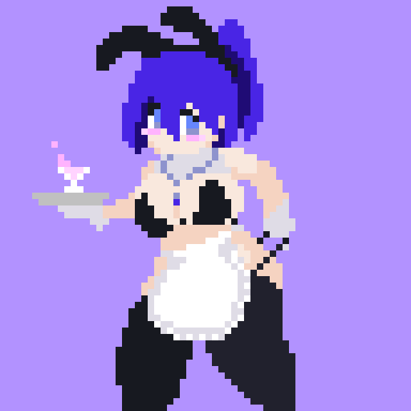 sandalsouls's tweet photo. バニーガール、またうさぎ描いてる
#Pixelart #ドット絵 #バニーガール
#オリジナル https://t.co/iVqbOP21Ty