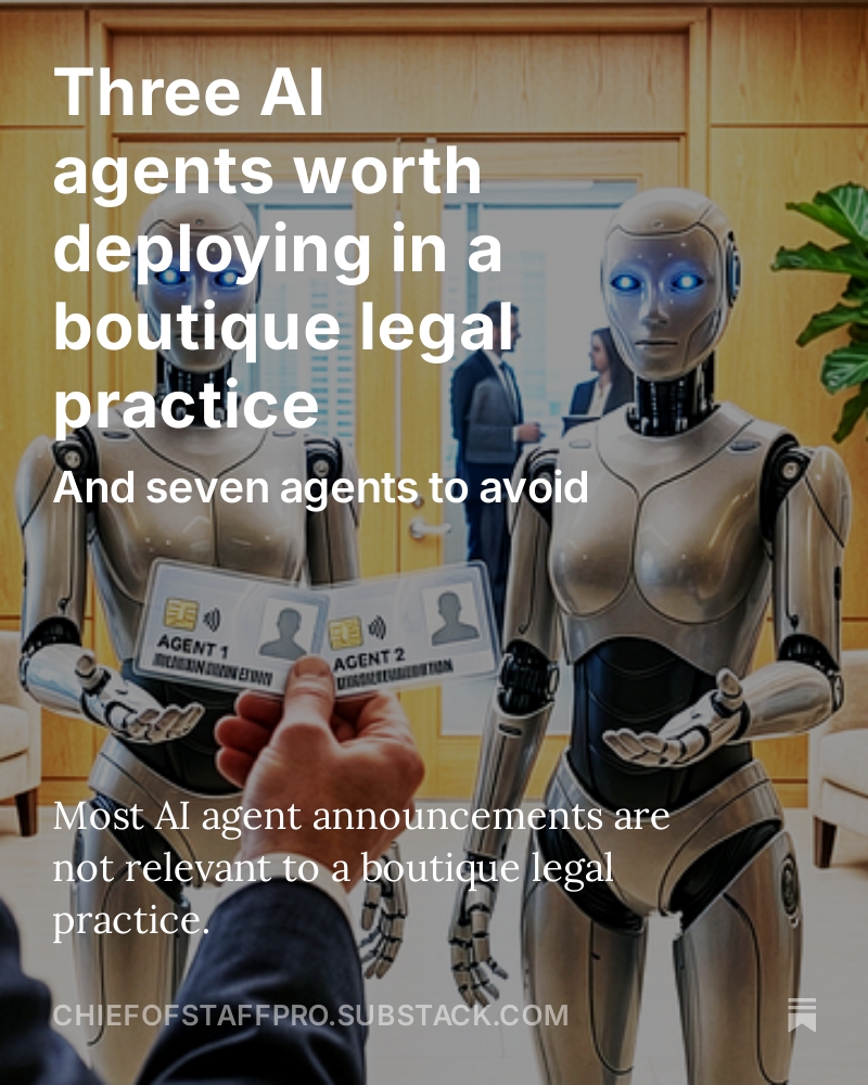ccmiller's tweet photo. Three AI agents worth deploying in a boutique legal practice https://t.co/lw0ISJ82Oq via @LinkedIn https://t.co/gU9Mb1gB52