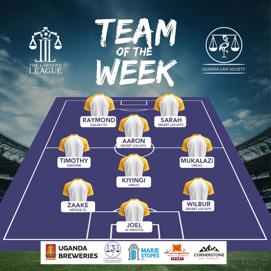 lawyersleagueug's tweet photo. 📌TEAM OF THE WEEK(5) 📌
Hard work pays, sometimes.
#TLLV https://t.co/wasOVIWNca