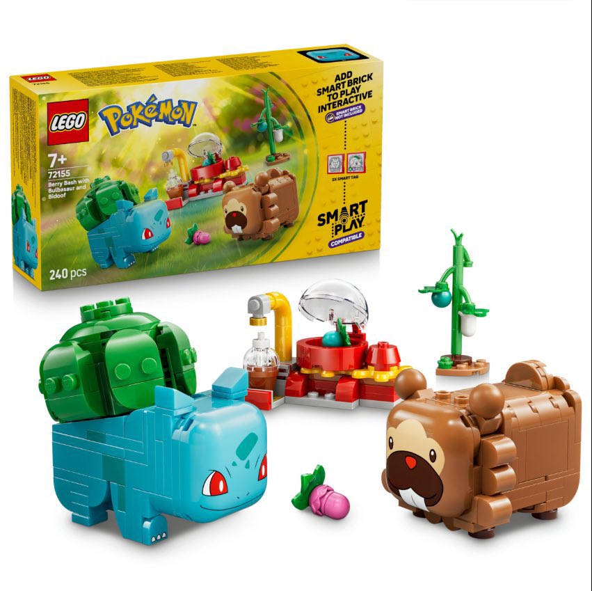 NintendHOME's tweet photo. 🏷️ Produits dérivés – Les nouveaux sets LEGO Pokémon prévus pour le mois d’aout :

– La fête des baies de Bulbizarre et Keunotor 
– L’aventure en buggy de Carapuce
– L’affrontement dans la caverne de Salamèche et Racaillou
– La maison d’entraînement de Pikachu

(1/3) https://t.co/r6d3xC5BZS