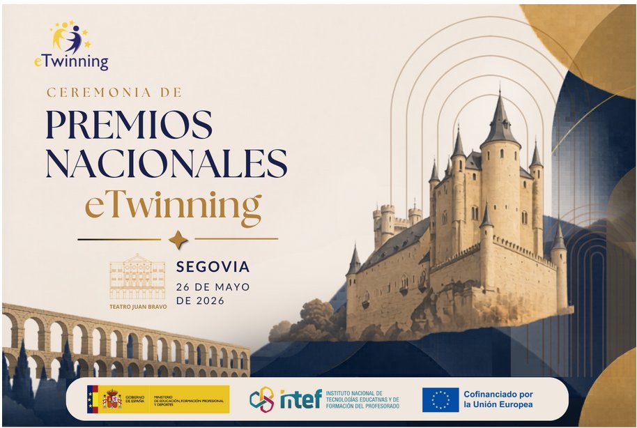 CFIESg_LC's tweet photo. 📰 eTwinning publica un artículo interesantísimo sobre los Premios Nacionales 2026 en  Segovia📷https://t.co/a5Y33F9xKJ
@eTwinning_es @eTwinning_CyL @eTwinningEurope @sepiegob @CFIE_Segovia #internacionalizaCyL https://t.co/EjJ8zhrJJq