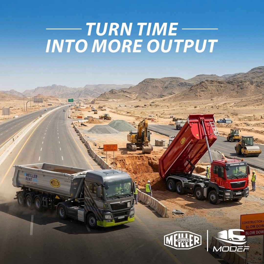 modef_sa's tweet photo. Time is money on every project
#MEILLER solutions from #MODEF help operators move more, unload faster, and maximize productivity across Saudi Arabia
مودف تساعد على تنفيذ المزيد من الأعمال، وتسريع التفريغ، ورفع الإنتاجية في أصعب المشاريع في المملكه
#MODEF #MEILLER #SaudiArabia https://t.co/O6l8LAuv4z