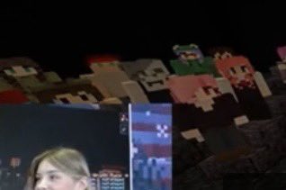 Skeletoniee's tweet photo. Guys I’m sorry I lied I wasn’t in Sheffield, I was with @flopsymimi and @Zuite_ at Twitchcon Europe watching the Minecraft Gauntlet…..
Won’t happen again promise 💜🥺 https://t.co/BjhIBbvdiu
