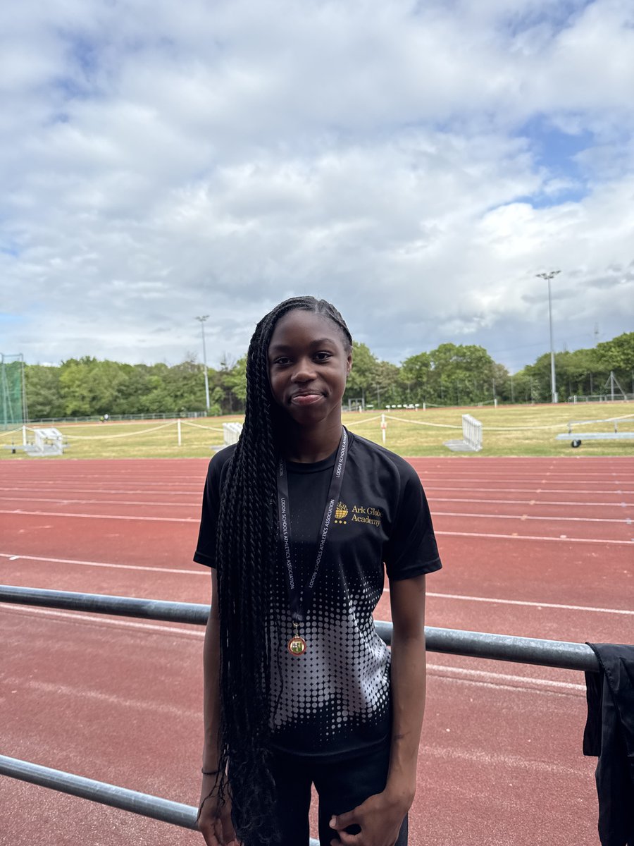 ArkGlobeAcademy's tweet photo. At the end of last term, 7 students took on the combined events: hurdles, shot put, long jump, high jump &amp; 800m 🏆Huge well done to everyone 👏

Special congrats to Ayo, Ellen &amp; Ibrahim who have been selected to represent London at regionals 🎉
#WeAreGlobe #ElitePlayerProgramme https://t.co/gcExjt1kgW