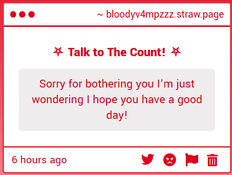 v4mpz_spam's tweet photo. Sorry anon but I don't think your message went through!!! :o( I have no idea what you sent before this ๐ https://t.co/s27a8XjuzA