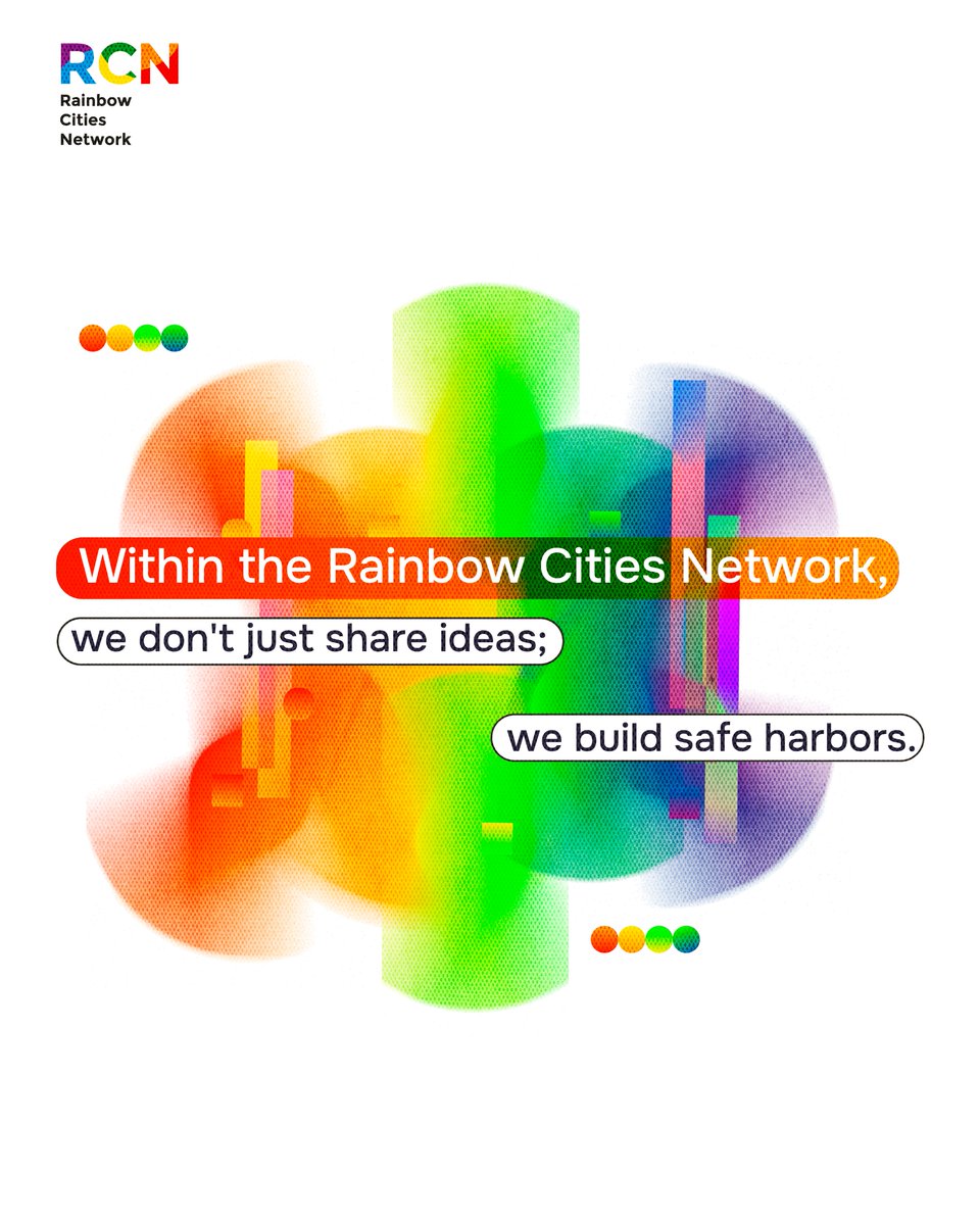 RainbowcitiesO's tweet photo. 🏳️‍🌈 Pride is not just a celebration. It's a commitment.
Cities turn rights into reality — every day, not just in June.
Building inclusive cities for everyone. 🌍
#PrideMonth2026  #RainbowCitiesNetwork #LGBTIinclusion https://t.co/iXIFoWk4GC