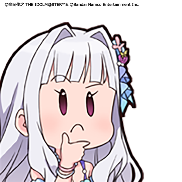 imasml_theater's tweet photo. 🤔​

#ミリシタ #絵文字の日 https://t.co/cHoGPaY6Z6
