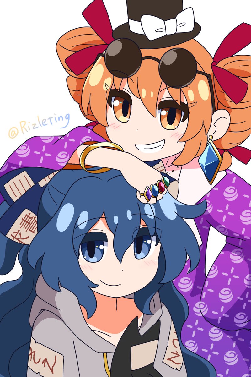 Rizleting's tweet photo. 依神姉妹 https://t.co/QmqJPT065d