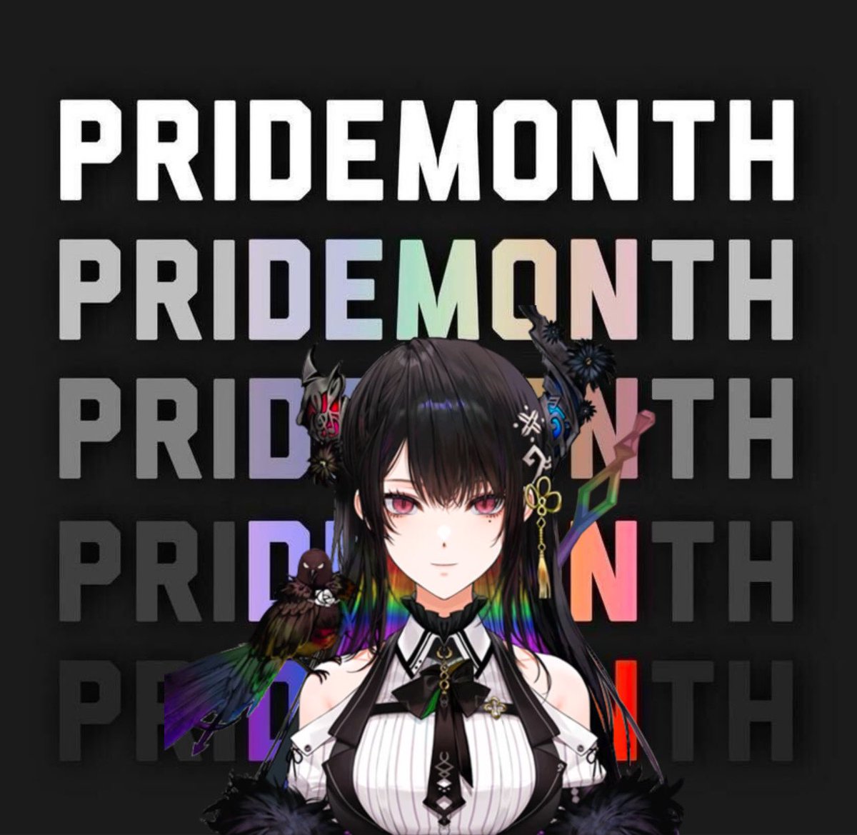 Bloodflamebird's tweet photo. Happy Pride Month! https://t.co/lFS8LMXPbO