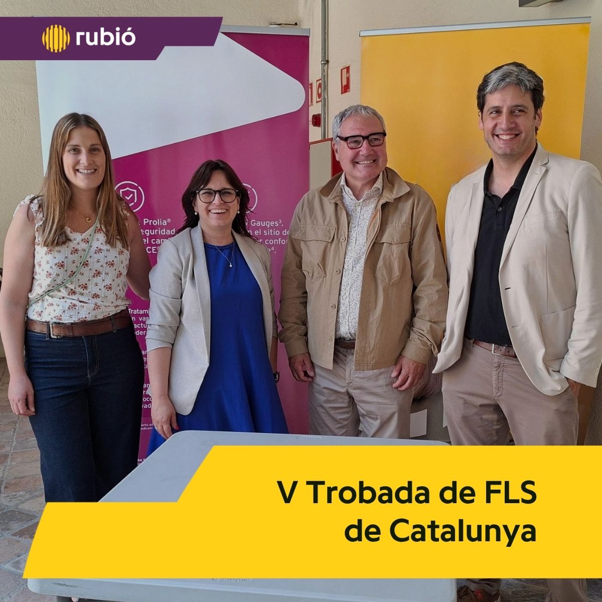 LabRubio's tweet photo. El viernes estuvimos en la V Trobada de FLS de Catalunya 🤝, un encuentro clave para avanzar en la prevención de fracturas por fragilidad 🦴
Seguimos impulsando formación, innovación y colaboración para mejorar la atención al paciente.
#Rubió #Healthcare #FormaciónMédica #FLS #Prevención #LifeFeelsGood