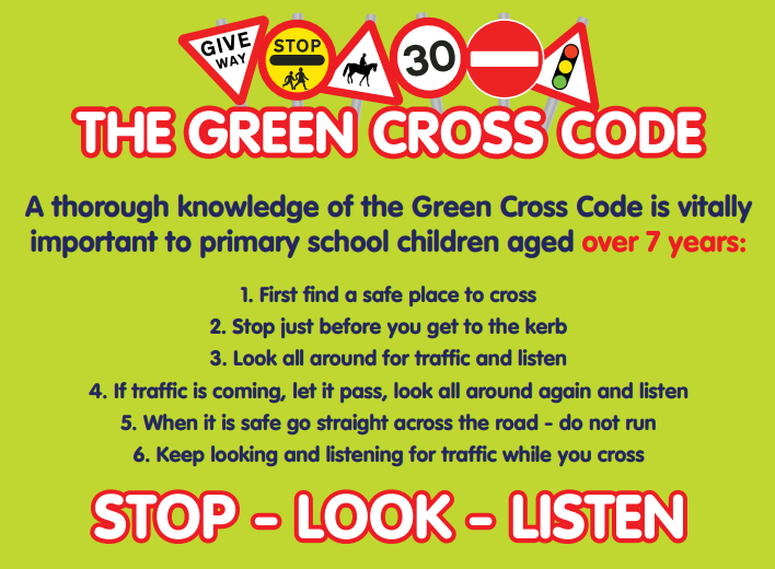 roadtozero's tweet photo. Its #ChildSafetyWeek
When walking with a child, show them how to do it safely by using #GreenCrossCode. Get young children into the habit of holding your hand or use walking reins.
Always stop, look and listen.
Check Rule 7 of the Highway Code NI
@deptinfra @daera_ni https://t.co/QmPFacxqTC