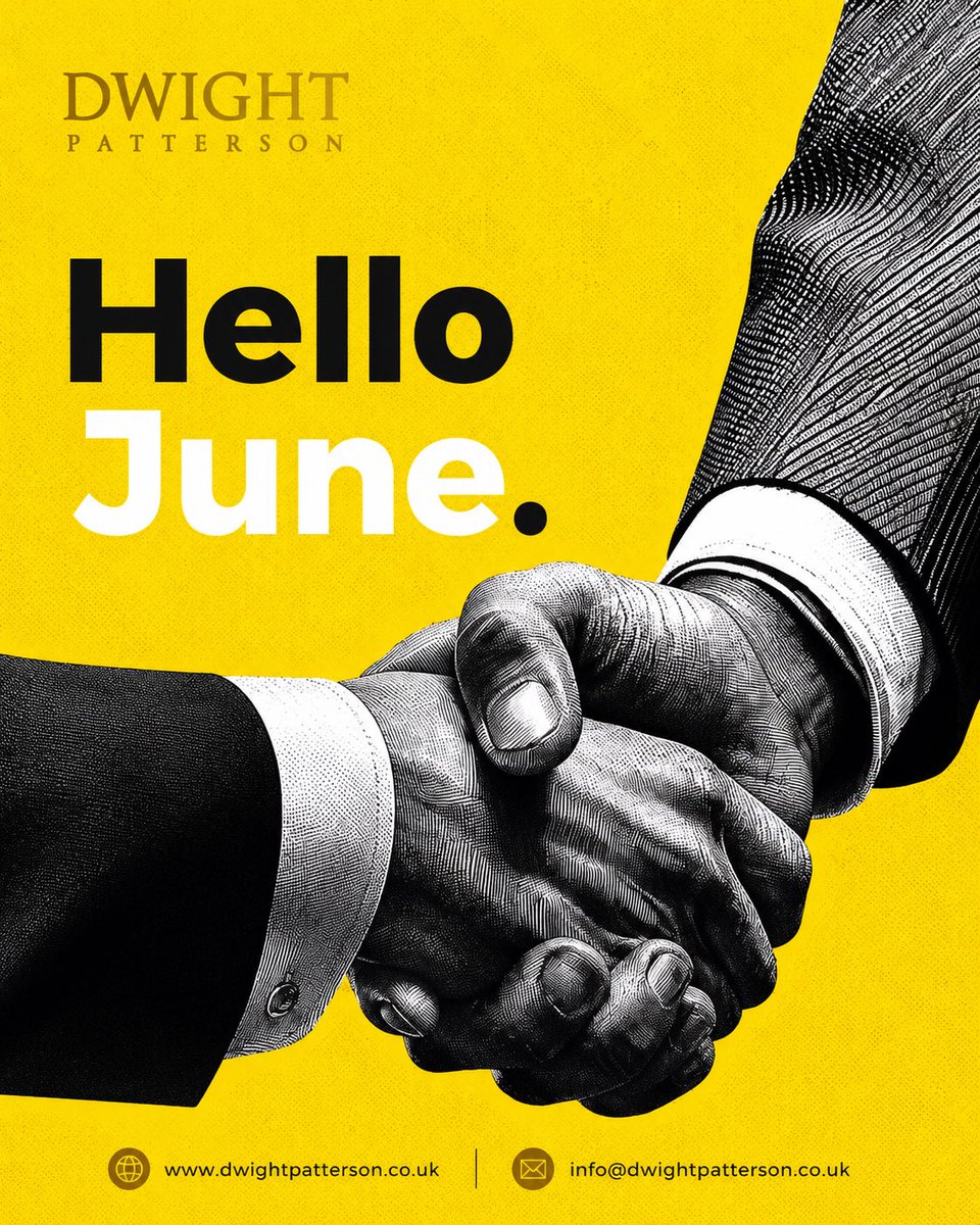DwtPatterson's tweet photo. Hello, June. 🤝

A new month, a fresh start, and new opportunities to build meaningful connections. Wishing our clients, partners, and community a productive month filled with growth and good results.

#HelloJune #NewMonth #BusinessGrowth #Partnerships #DwightPatterson https://t.co/rCisFeMzgt
