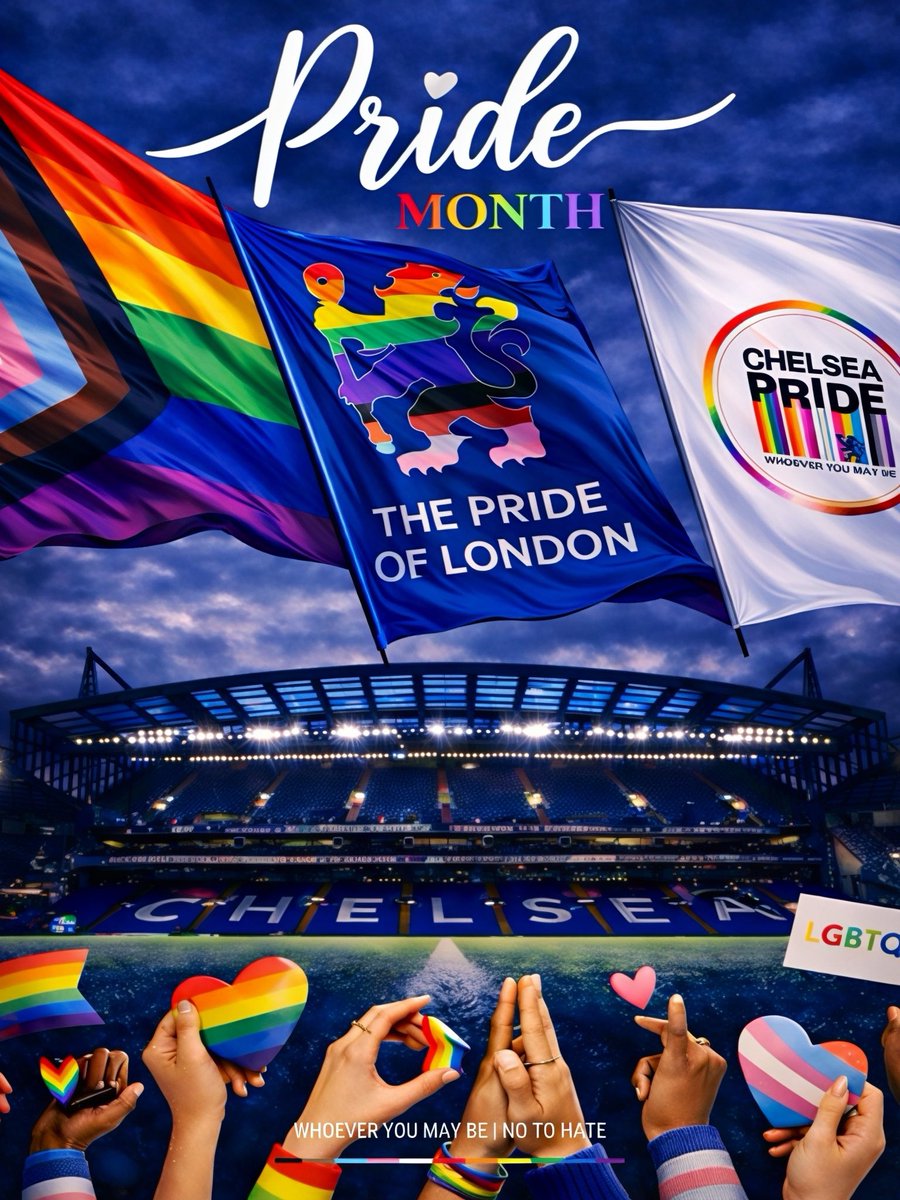 ChelseaPride_'s tweet photo. HAPPY PRIDE MONTH 🏳️‍🌈🫶🏼🏳️‍⚧️

#CFC | #CFCW | #WhoeverYouMayBe | #NoToHate 💙 https://t.co/V9P4dj8j1a