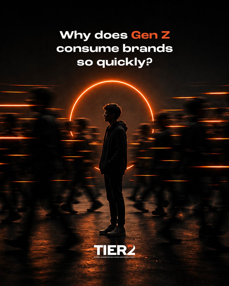 Tier2Global's tweet photo. It is often said that Gen Z is disloyal to brands. But the issue is not loyalty. It is the level of expectation.

This generation doesn't just want a good product. They expect brands that are current, dynamic, and culturally alive. https://t.co/da5mGEDknM