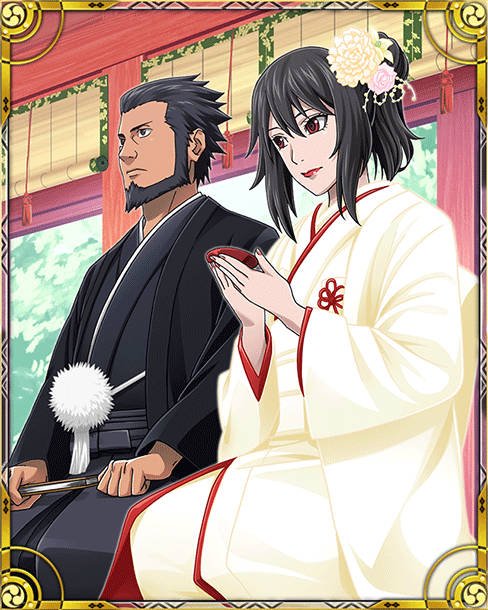 DuniaNarutoID's tweet photo. Betul. 

Bedanya, Naruto Shinobi Collection pernah merilis "Official Art" pernikahan mereka. https://t.co/awS1CsFMEr