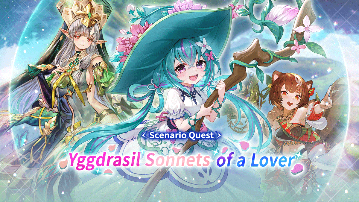 vconnect_en's tweet photo. Design Contest Scenario Quest "Yggdrasil Sonnets of a Lover" Now Available!

Introducing new Design Contest hero Core Affection Elisil!
Scenario Quest also available!
Read the story and get amazing rewards!

#ValkyrieConnect https://t.co/536ljsdzpE