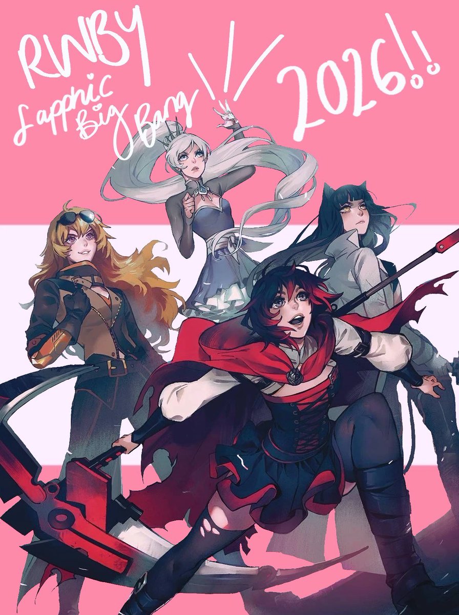 sapphicbang's tweet photo. RWBY Sapphic Big Bang 2026 is now welcoming artists for sign ups! 

here’s the link, with the faq doc linked within with requirements :) https://t.co/LpYvFpy2s8

this closes july 15th! https://t.co/CL2SgX75Jn