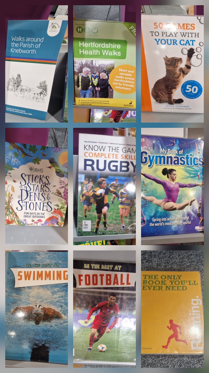 KnebCommLibrary's tweet photo. June's BookTrust mission is a Summer of Sport so from The World Cup to Wimbledon we have a book for you to discover all sorts of sports for you to try.

@booktrust
#BookTrust 
#booktrustmissions 
#summerofsport
#bookdisplayatthelibrary #KnebworthCommunityLibrary https://t.co/yOyLnneZqn