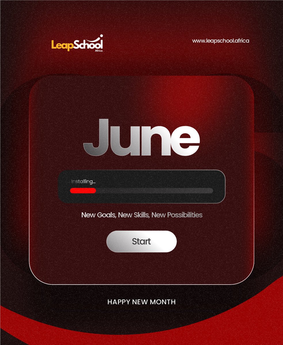 leapschoolafric's tweet photo. New Month. New Goals. New Skills. 🌐✨

Happy June! The first half of the year is wrapping up, but your tech journey is just getting started. What skill are you installing this month?

👩‍💻 Start here: https://t.co/62bsFxgJJU

#TechSkills #HappyNewMonth #LeapSchool https://t.co/NM6yyUXIXT