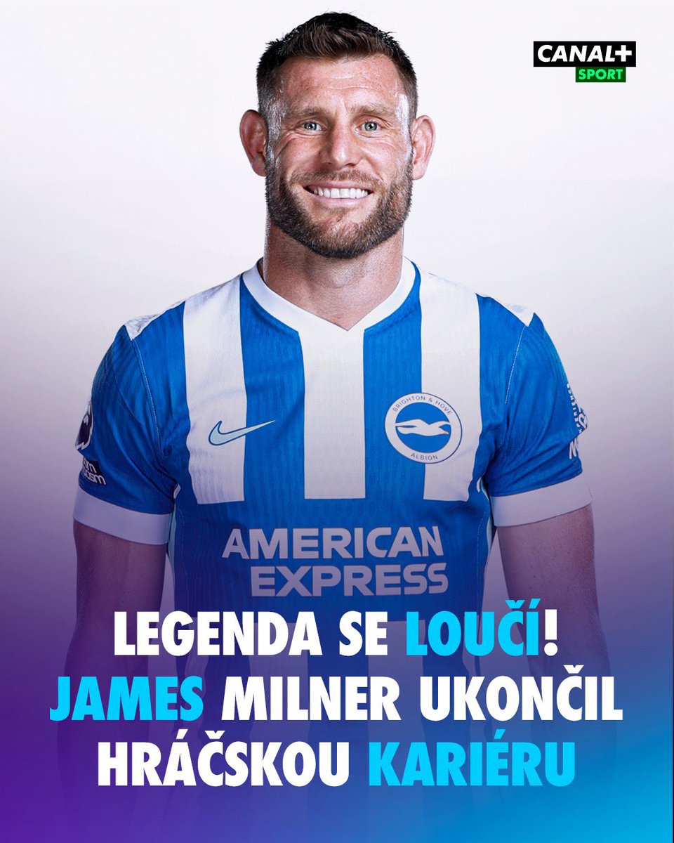 CANALSportCZ's tweet photo. 🚨 James Milner ve 40 letech ukončil profesionální kariéru. Během neuvěřitelných 24 sezon v Premier League oblékal dresy Leedsu, Newcastlu, Aston Villy, Manchesteru City, Liverpoolu a Brightonu. V nejvyšší anglické soutěži si připsal rekordních 658 zápasů. 🫡

LEGENDA! 👏 https://t.co/hfh23QQVVf