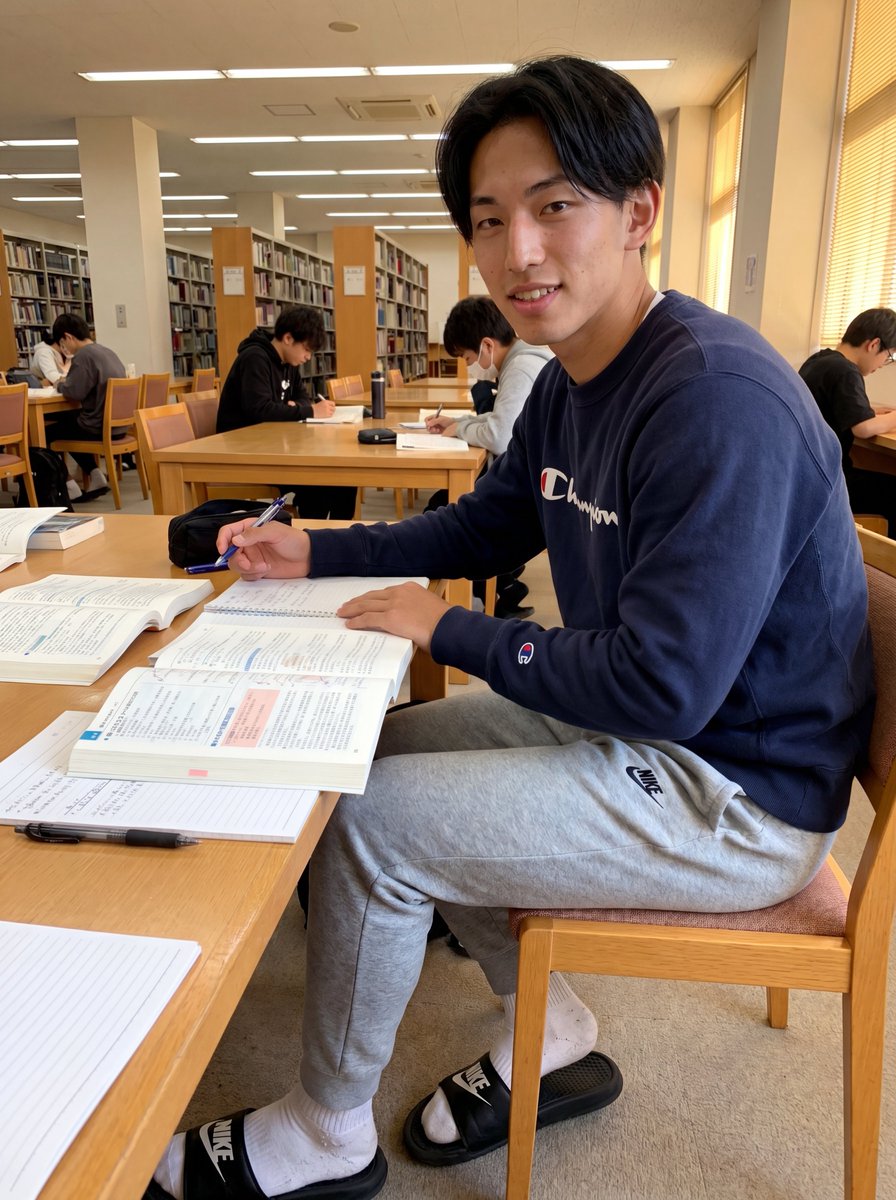 DAZ_daisuke's tweet photo. 今日はオフだったので、図書館で勉強してました。
僕、つい、あぐらしちゃうんですよね。
しちゃう人いますか？
友達が足裏撮りたいって撮ったんですが、
需要ありますか😅
勉強しすぎて整体行きたい🙌
 【森村優馬 180cm/28.0cm】
#太平町住民の日常 https://t.co/ZqevHtXgv6