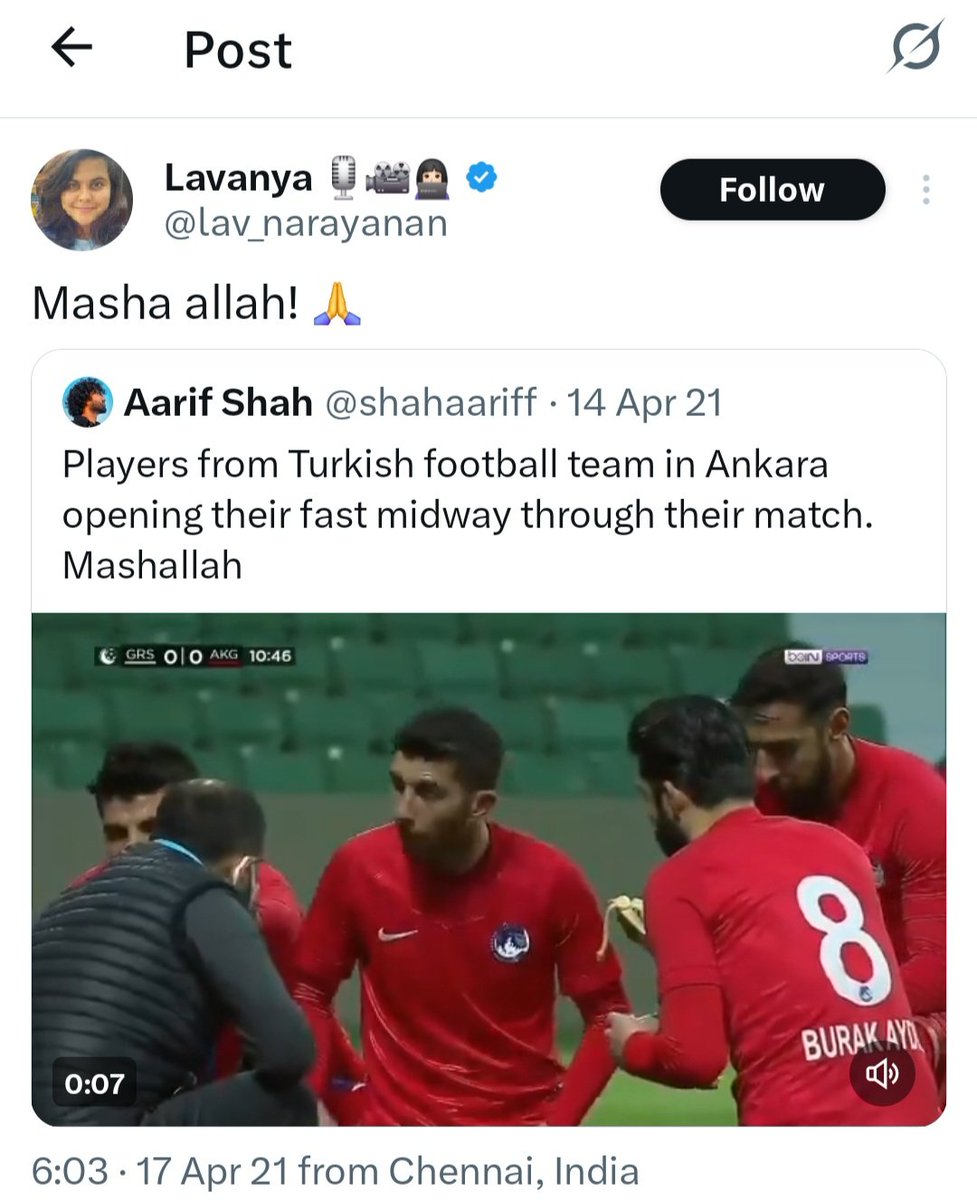 ramapriya1989's tweet photo. @lav_narayanan Keep religion out of sport ! 
Why hatred only against Hindu &amp; so much love against others ! Is this called secularism? https://t.co/8bmjqqr2ZT