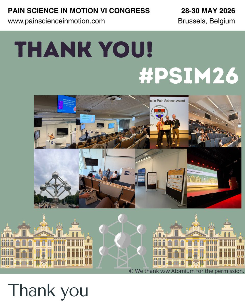 PaininMotion's tweet photo. What a congress. #PSiM26 brought inspiring talks, great energy, and an amazing community. Grateful to everyone who made it happen. See you at #PSiM28 https://t.co/fnxc2mbi3S