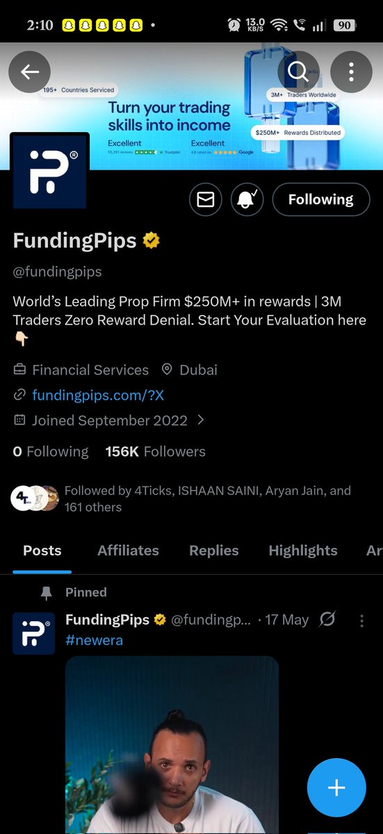 VijaySilva_'s tweet photo. @ronna256 @fundingpips @Khldfx @tradin All done Chief https://t.co/m57YsnU70I