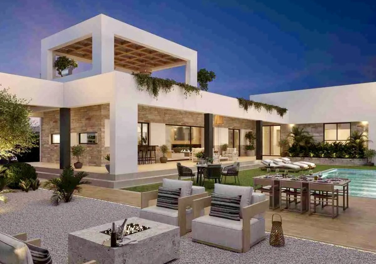 SchererRalf's tweet photo. Luxusvilla in Ciudad Quesada 🇪🇸 mit privatem Pool. Morgens Sonne. Nachmittags Pool. 

Abends spanische Lebensfreude.
 Exklusive 3 Schlafzimmer Villa auf 700 m² Grundstück an der Costa Blanca.
 #immoleague #luxusvilla #costablanca #spanienimmobilien #traumhaus https://t.co/64SgfaP6xv
