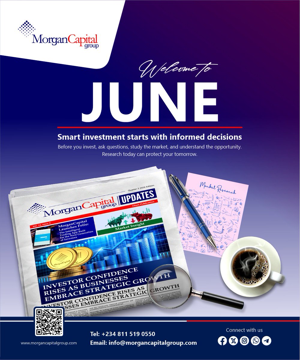 MorganCapitalGr's tweet photo. Let's start the month of June smarter.

Happy new month, from all of us! https://t.co/bTccDNbTkU