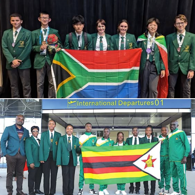 Global_Folder's tweet photo. A viral comparison is making rounds online: South Africa vs Zimbabwe in Maths, Chess, Physics, and Science Olympiads https://t.co/CHFfCdgt86