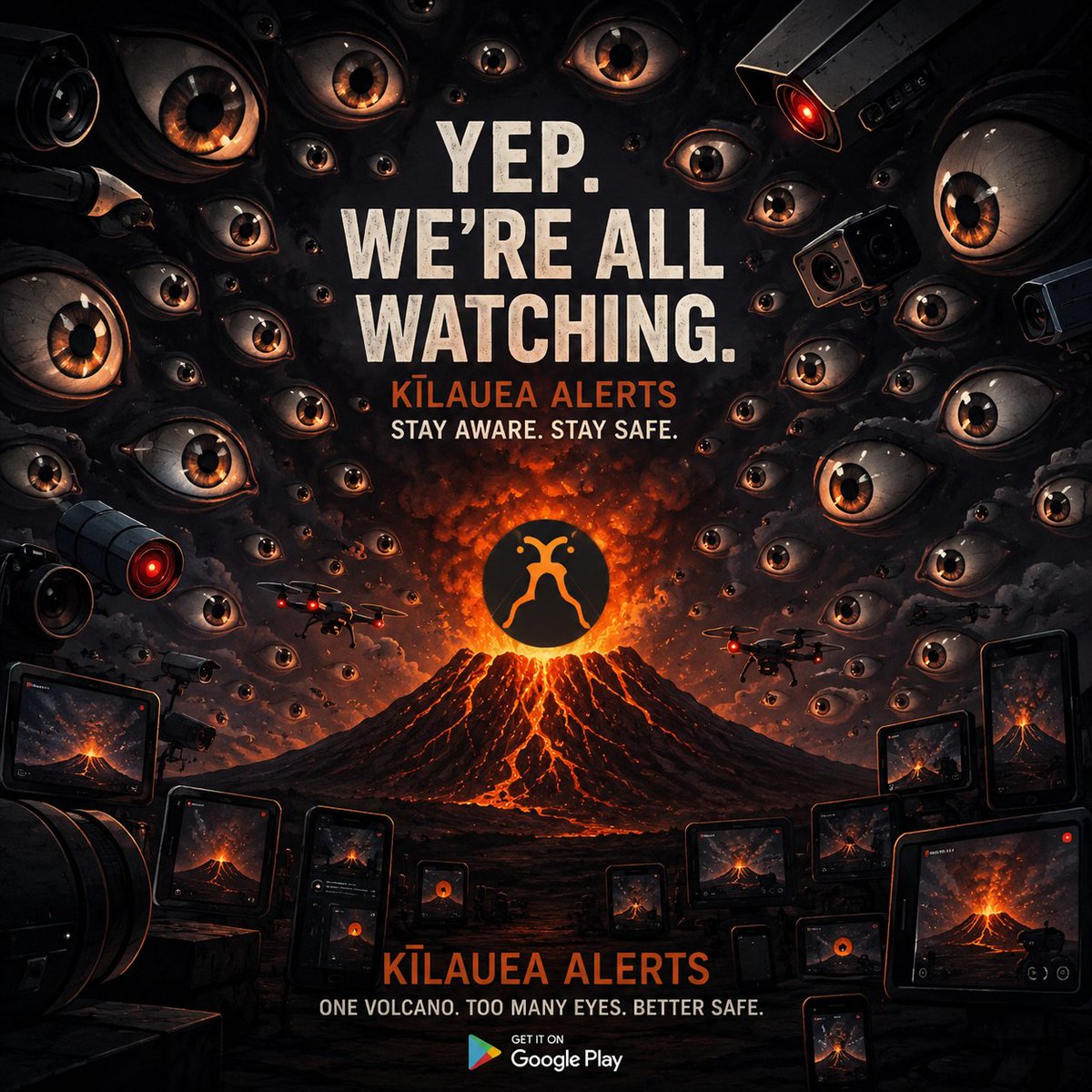 Luckeli212912's tweet photo. Kīlauea Alerts 1.0.42 is now live on Google Play
A simple way to track Kīlauea updates, earthquakes, weather, and alerts in one place.
https://t.co/QbVNKEGqhO #rootrecord #development #solana
#Kilauea #Hawaii #Volcano #HawaiiIsland @RootRecord #WeatherAlerts #VolcanoWatch #USGS https://t.co/iJsXvzVacw
