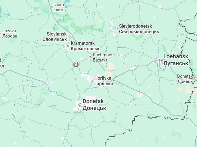 JanPraet1's tweet photo. Het Russische leger is nog eens duizend meter opgerukt in het centrum van Konstyantynivka. De noordelijke en noordwestelijke flank wordt verder uitgebouwd om de ketel te vergroten waarin de Oekraïners nu steeds meer terechtkomen, omsingeling dreigt. #Donbass #Ukrainewar https://t.co/SmDvEfnxYL